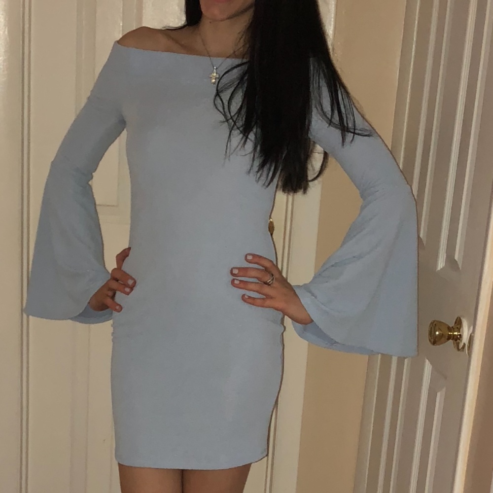 BCBG light blue dress